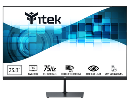 MONITOR GWF – 27″ FLAT, FHD 1920X1080, VA, 75HZ, 16:9, HDMI, VGA, AUDIO OUT, LBL, SLIM, FRAMELESS